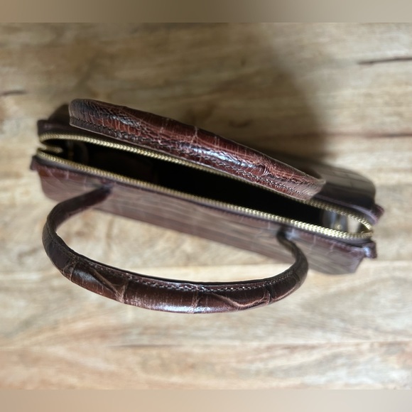 Monsac Original Croc Embossed Bag / 2 Interior pockets and one zipper pocket - Picture 8 of 8